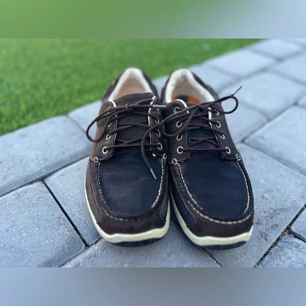 Timberland Earthkeepers Shoes‎ Mens Size 12 Boat Brown Leather